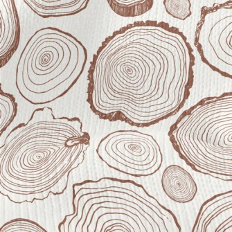 Wood Texture In Print Style Stretch Jersey