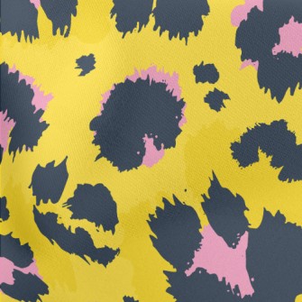 Fine Texture Leopard Print Lightweight Cotton Poplin
