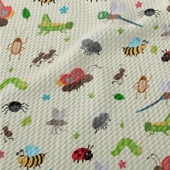 Different Types Of Insects Birdseye Piqué