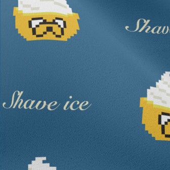 Pixel Style Shaved Ice Chiffon
