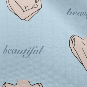 Beautiful Naked Woman Chiffon