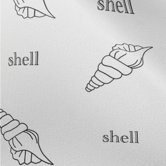 Simple Line Shells Chiffon
