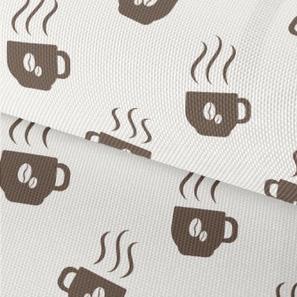Silhouette Warm Coffee Cup Waterproof Oxford