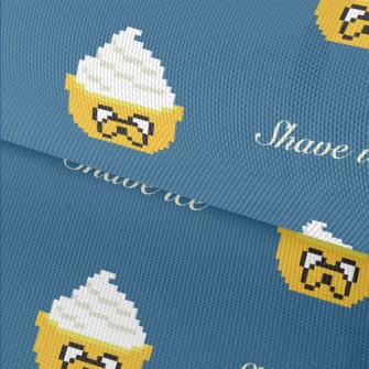 Pixel Style Shaved Ice Waterproof Oxford