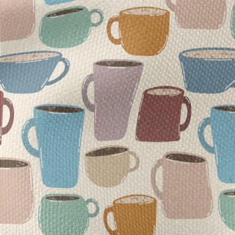 Various Colorful Mugs Waterproof Canvas