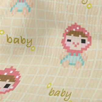 Pixel Style Headscarf Child Terry
