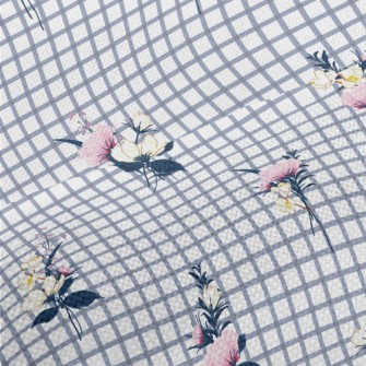 Delicate And Beautiful Flowers Performance Linen