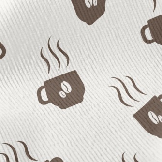 Silhouette Warm Coffee Cup Standard Corduroy