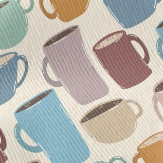 Various Colorful Mugs Standard Corduroy