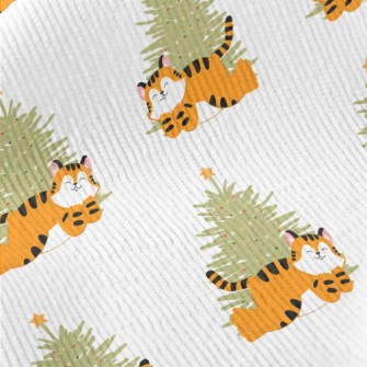 Chubby Tiger And Christmas Tre Standard Corduroy