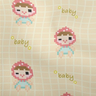 Pixel Style Headscarf Child Dobby