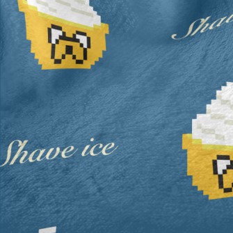 Pixel Style Shaved Ice Minky