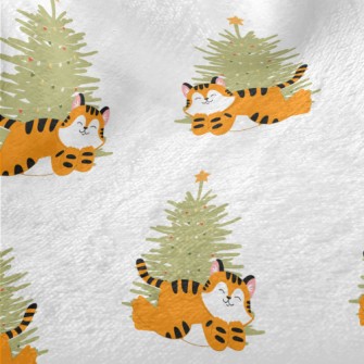 Chubby Tiger And Christmas Tre Minky