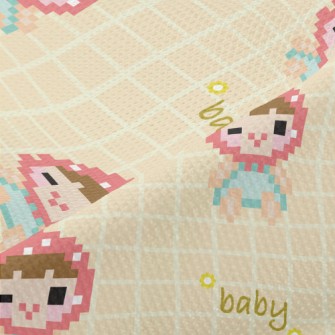 Pixel Style Headscarf Child Piqué