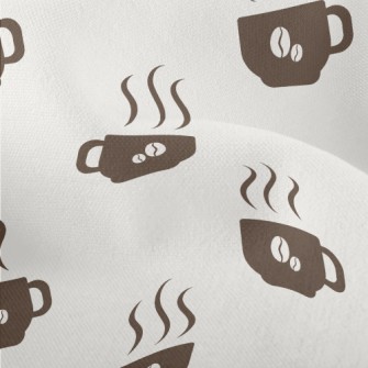 Silhouette Warm Coffee Cup Lightweight Performance Linen