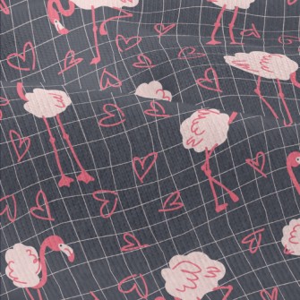 Cute Love Flamingo Modern Jersey