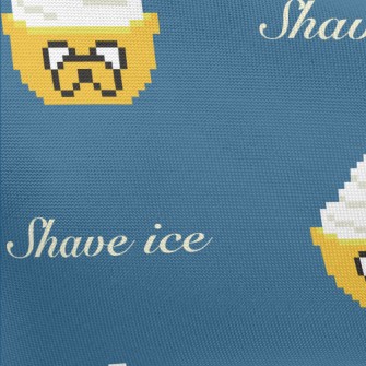 Pixel Style Shaved Ice Pongee