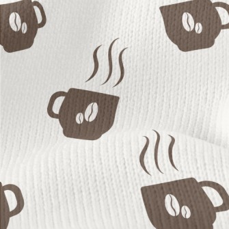 Silhouette Warm Coffee Cup Stretch Jersey