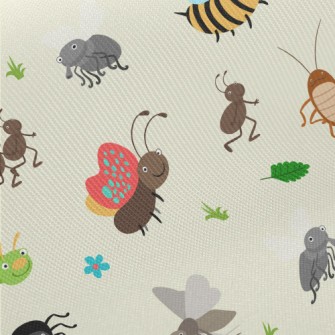 Different Types Of Insects Midweight Cotton Poplin