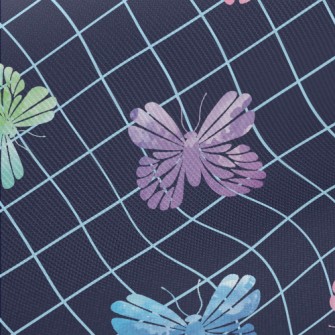Colorful Butterfly Rubbings Midweight Cotton Poplin