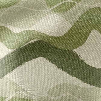 Green Wave Waterproof Canvas