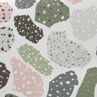Leopard Print Stone Twill
