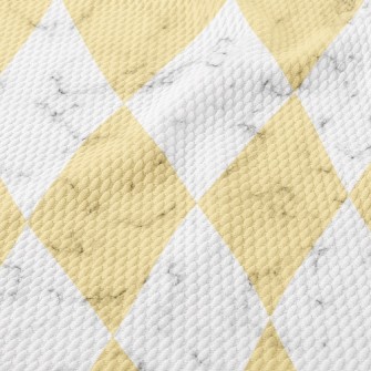 Rhombus Marble Birdseye Piqué