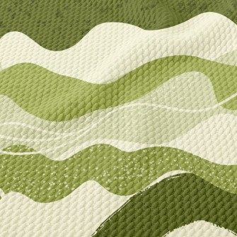 Green Wave Birdseye Piqué
