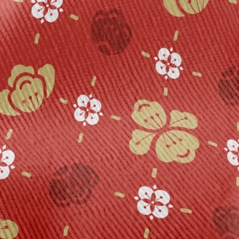 Chinese Plum Blossom Standard Corduroy