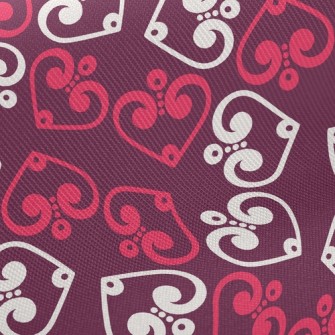 Red White Spades Twill