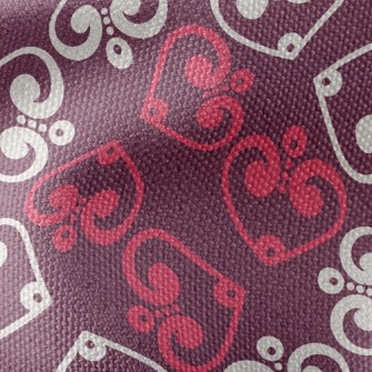 Red White Spades Waterproof Canvas