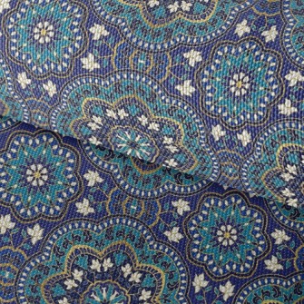 Blue Pattern Waterproof Oxford