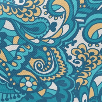 Abstract Hand Drawn Twill