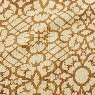 Vintage Brown Pattern Birdseye Piqué