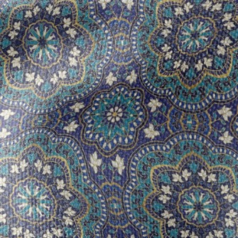 Blue Pattern Waterproof Canvas