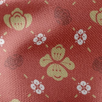 Chinese Plum Blossom Waterproof Canvas