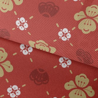 Chinese Plum Blossom Waterproof Oxford