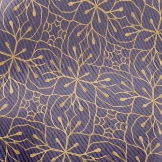 Luxurious Golden Flower Standard Corduroy