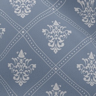 Blue Baroque Chiffon