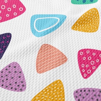 Colorful Triangle Creation Birdseye Piqué