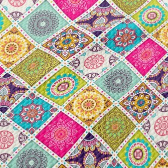 Colorful Carpet Birdseye Piqué