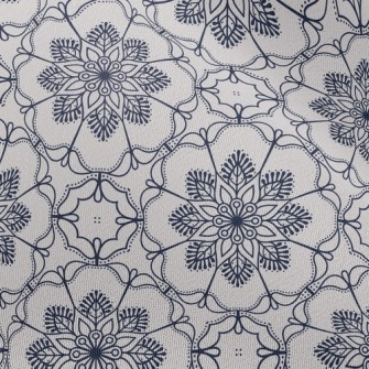 Retro Flower Totem Chiffon