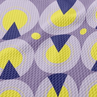 Combining Circles And Triangle Birdseye Piqué