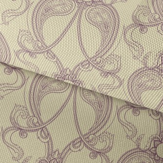 Retro Purple Flower Waterproof Oxford