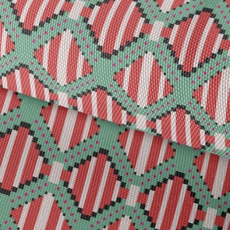 Ethnic Striped Totem Waterproof Oxford