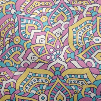Sweet Ethnic Flower Dobby