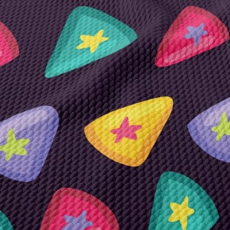 Triangle Meets Stars Birdseye Piqué