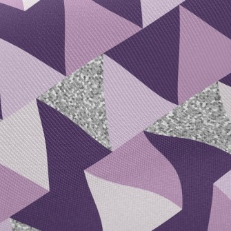 Purple Triangle Twill