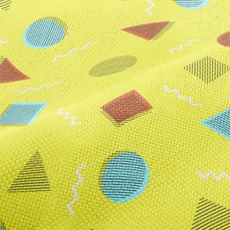Abstract Circles And Triangles Performance Linen