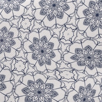 Retro Flower Totem Twill